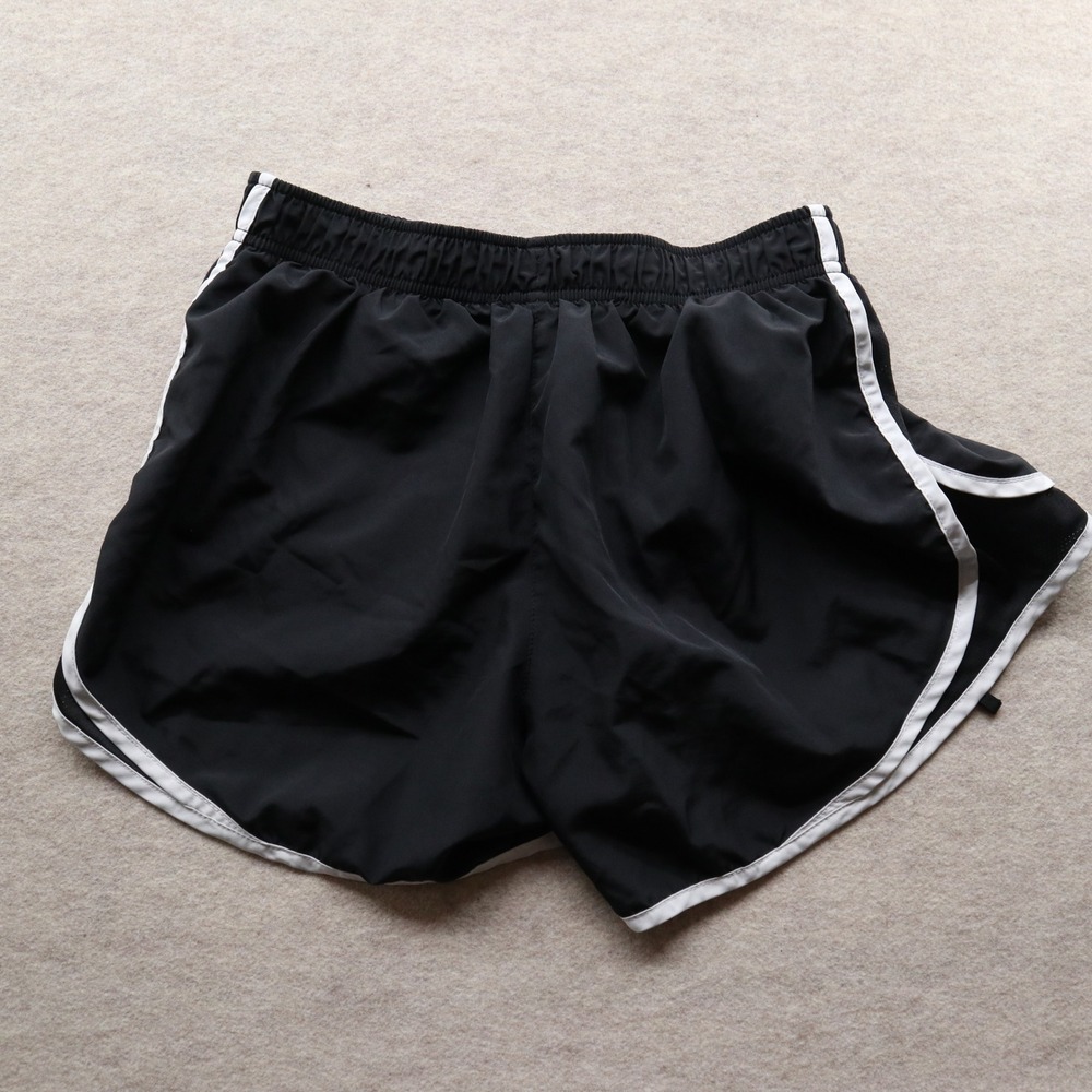 Nike Running Shorts Medium Black White Trim Y2K Dri-FIT Activewear - Picture 4 of 7